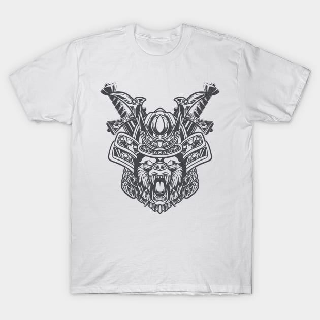 Samurai T-Shirt by Onceer